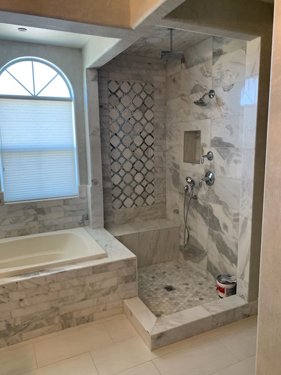 Modern Elegance Bathroom Revamp Sparkles With Luxury
