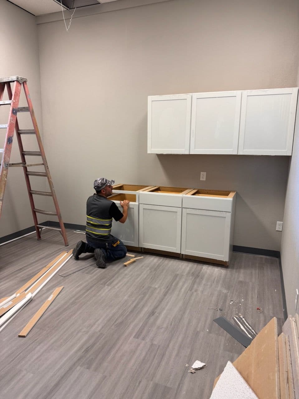Henderson Project Cabinet Installation Milestone image